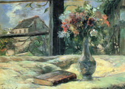 Гоген (Gauguin) Поль : Ваза с цветами