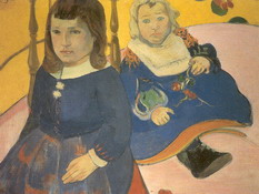 Гоген (Gauguin) Поль : Двое детей
