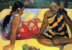 Гоген (Gauguin) Поль : Женщины на побережье