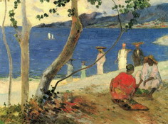 Гоген (Gauguin) Поль : Морское побережье 2