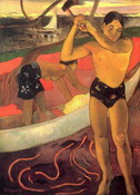 Гоген (Gauguin) Поль : Мужчина с топором