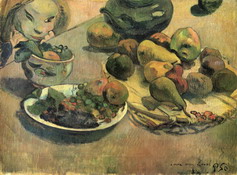 Гоген (Gauguin) Поль : Натюрморт с фруктами