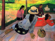 Гоген (Gauguin) Поль : Обеденный отдых