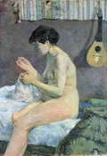 Гоген (Gauguin) Поль : Обнаженная