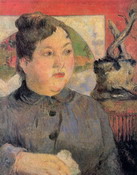 Гоген (Gauguin) Поль : Портрет мадам Александры Колер