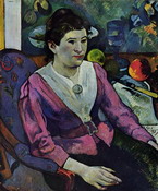 Гоген (Gauguin) Поль : Портрет Марии Дерен