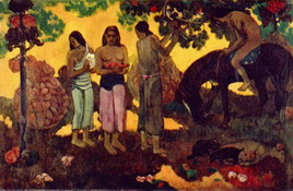 Гоген (Gauguin) Поль : Сбор плодов