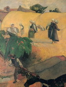 Гоген (Gauguin) Поль : Сбор урожая в Бретани