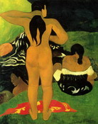Гоген (Gauguin) Поль : Таитянки на побережье