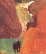 Гоген (Gauguin) Поль : У обрыва