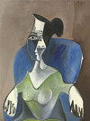 Пикассо Пабло: Женщина, сидящая в кресле