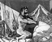 Пикассо Пабло: Минотавр, обнажающий женщину. Из цикла гравюр Сюита Воллара