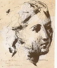 Пикассо Пабло: Портрет художницы Ахвледиани