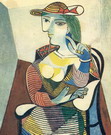 Пикассо Пабло: Сидящая женщина. Мария Тереза Вальтер