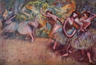 Дега (Degas) Эдгар : Балетная сцена