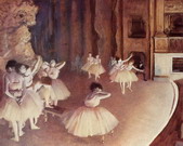 Дега (Degas) Эдгар : Генеральная репетиция балета