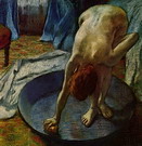 Дега (Degas) Эдгар : Женщина в ванне