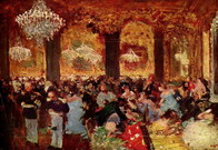 Дега (Degas) Эдгар : Копия бала с ужином Менцеля