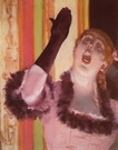 Дега (Degas) Эдгар : Певица в перчатке