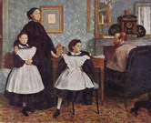 Дега (Degas) Эдгар : Портрет семьи Беллели