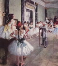 Дега (Degas) Эдгар : Танцевальный класс