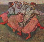 Дега (Degas) Эдгар : Три русские танцовщицы