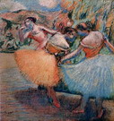 Дега (Degas) Эдгар : Три танцовщицы