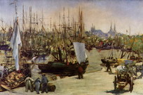 Мане (Manet) Эдуар: Гавань в Бордо
