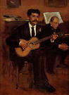 Мане (Manet) Эдуар: Гитарист Паган и господин Дега