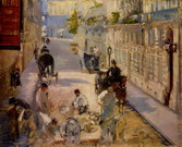 Мане (Manet) Эдуар: Дорожные рабочие на улице Берн