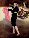 Мане (Manet) Эдуар: Портрет мадемуазель Викторен в костюме тореадора