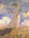 Моне (Monet) Клод: Дама с зонтиком