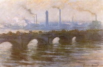 Моне (Monet) Клод: Лондон. Мост Ватерлоо