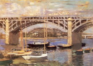 Моне (Monet) Клод: Мост в Аржантее