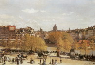 Моне (Monet) Клод: Набережная Лувра