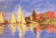 Моне (Monet) Клод: Регата в Аржантее