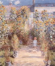 Моне (Monet) Клод: Сад художников в Ветёе