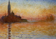 Моне (Monet) Клод: Сумерки. Венеция