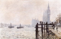 Моне (Monet) Клод: Темза и Парламент
