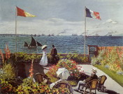 Моне (Monet) Клод: Терраса в Сент-Адрессе