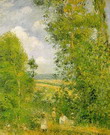 Моне (Monet) Клод: Отдых в лесу. Понтуаз