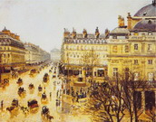 Моне (Monet) Клод: Оперный проезд в Париже