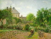 Моне (Monet) Клод: Сад художника в Эрнаньи