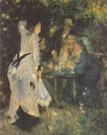 Ренуар Пьер Огюст: В саду. Под деревьями Мулен-Де-Ла-Галетт