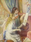 Ренуар Пьер Огюст: Две девушки у фортепиано
