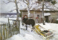 Коровин Константин Алексеевич : Зимой
