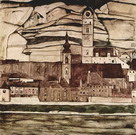 Шилле (Schielle) Эгон : Город Штайн на Дунае