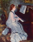 Ренуар Пьер Огюст: Женщина у клавира