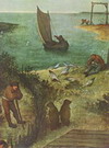 Брейгель (Breughel, Brueghel или Bruegel) Питер, С: Серия Нидерландские пословицы. Фрагмент 4
