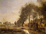 Коро (Corot) Жан Батист Камиль : Дорога в Син-ле-Нобль